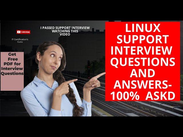 Linux Support Interview Questions and Answers #support #unix #linux