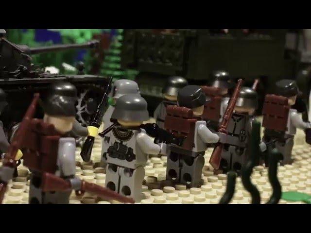 Брестская крепость лего мультфильм (трейлер) / Lego ww2 stopmotion Brest fortress battle trailer