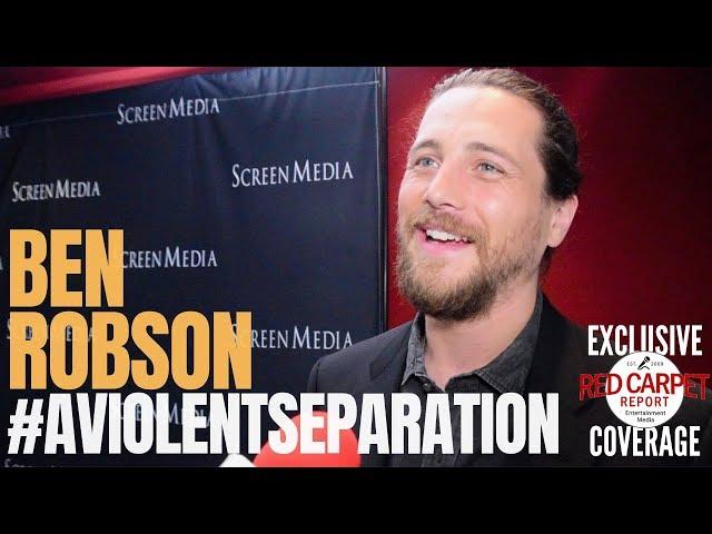 Ben Robson  interviewed at LA premiere for the new film, A Violent Separation in Theaters May 17th