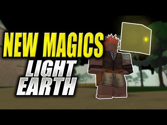 ALL NEW MAGICS! LIGHT & EARTH MAGIC in Clover Online Roblox | iBeMaine