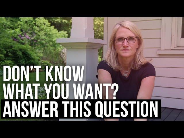 Don't Know What You Want? Answer This Question #MelRobbinsLive