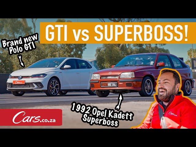 New Polo GTI vs 1992 Opel Superboss Drag Race! New School vs Old School