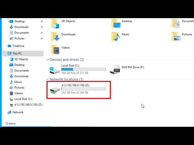 How To Map A Network Drive In Windows 10