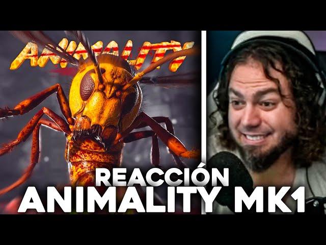 ZELLENDUST REACCIONA TODOS los ANIMALITIES de MORTAL KOMBAT 1 (MK1)