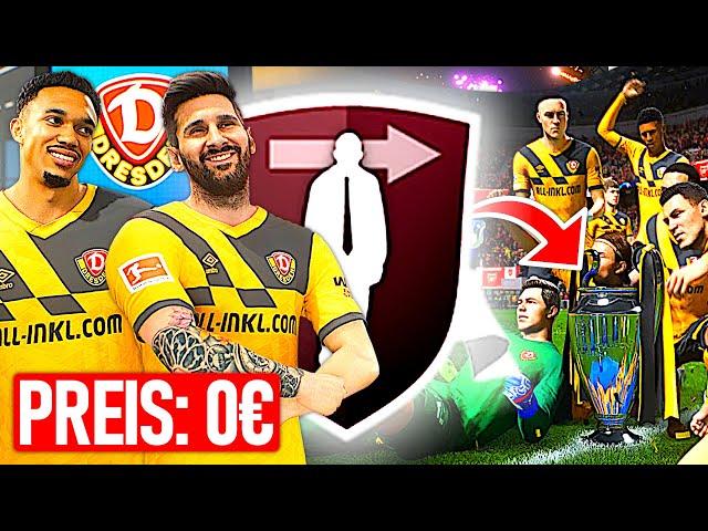 NUR MIT FREIEN SPIELERN ZUM CHAMPIONS LEAGUE TRIUMPH !!!  EA FC 24 Dresden Sprint To Glory