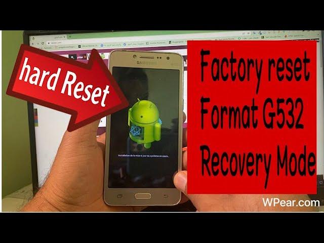 Hard Reset Galaxy Grand Prime Plus SM-G532F |  Recovery mode