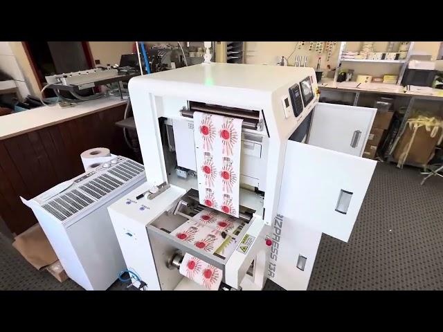 Valloy Bizpress 13R Compact and affordable digital label and packaging press