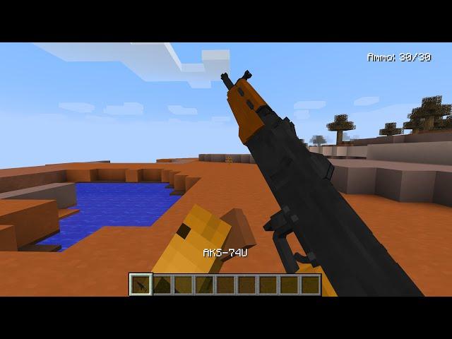 Call of Duty Modern Warfare MOD in Minecraft