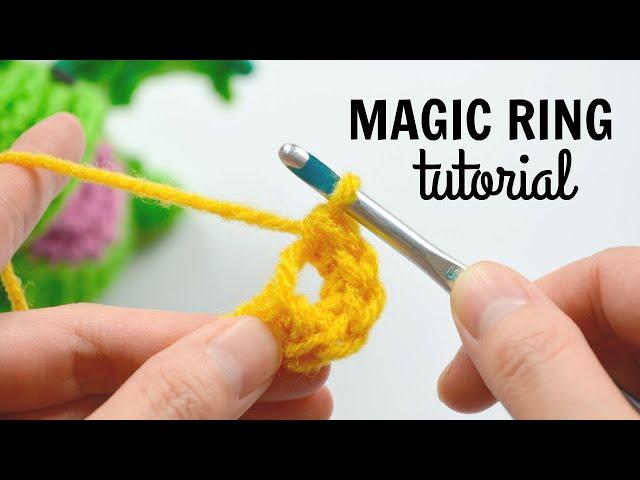 How to Crochet a Magic Ring | Amigurumi Beginner Basics