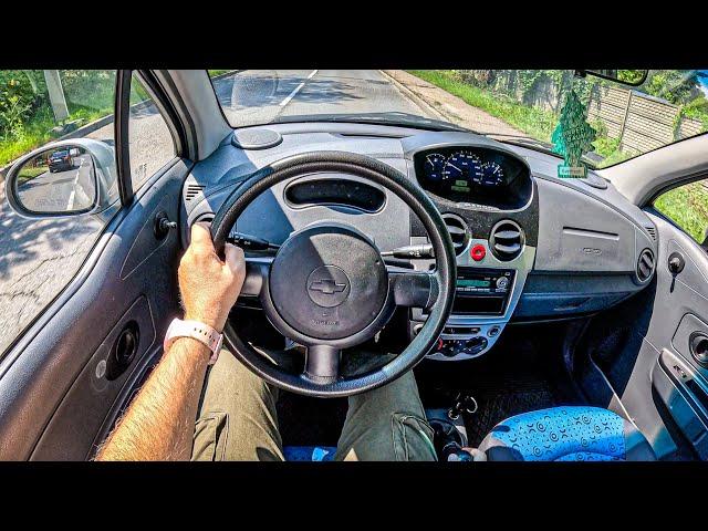 2008 Chevrolet Matiz [1.0 67 hp] |0-100| POV Test Drive #2127 Joe Black