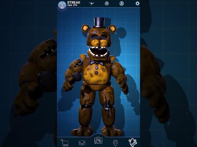 Golden Freddy 100%-0% #fnaf #fivenightsatfreddys #fnafedit #fnafar