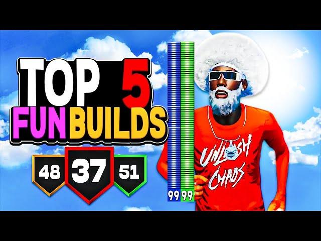 TOP 5 FUN BUILDS in NBA 2K22! BEST BUILDS on NBA 2K22 for FUN! OVERPOWERED DEMIGODS!