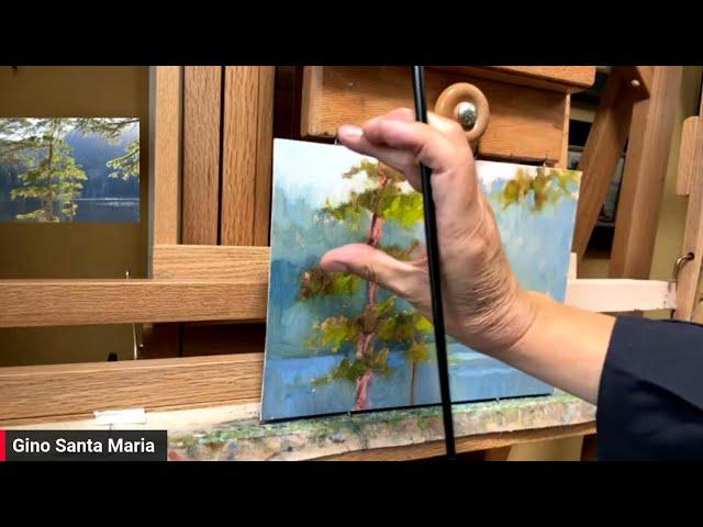 Free Art Lesson: Simplifying Landscape Painting with Gino Santa Maria