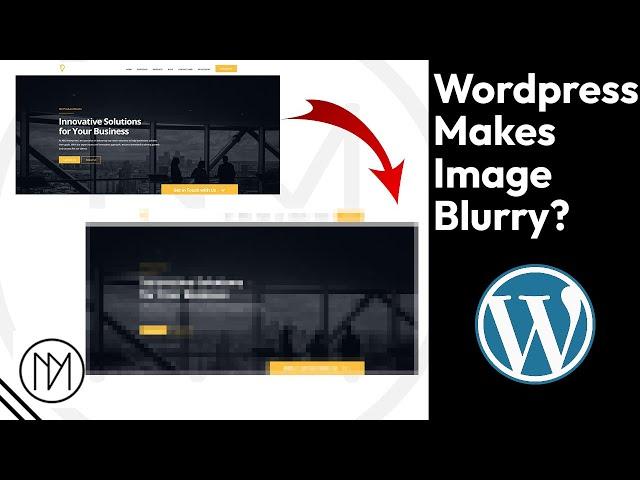 Big Images getting blurry? Wordpress Tutorial