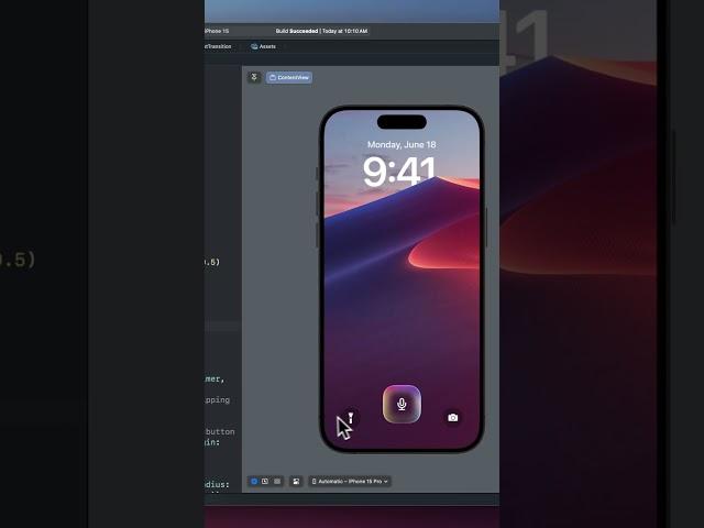 Siri animation using mesh gradient in SwiftUI. Sample code by @metasidd