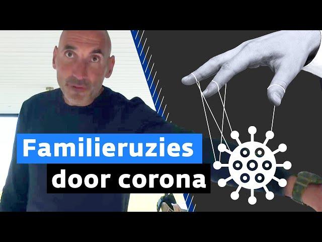 Niet iedereen denkt hetzelfde over corona en dat leidt tot de nodige spanningen thuis