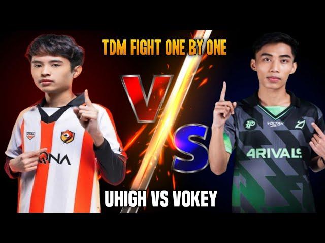 TDM Fight !! Sem9 Uhigh Cabar Vokey By One Tdm | Pubg Mobile