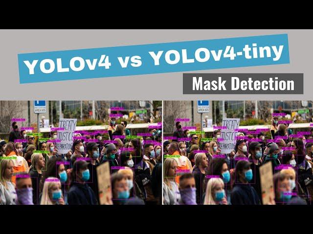 YOLOv4 vs YOLOv4-tiny POC 1 (testing both custom detectors)