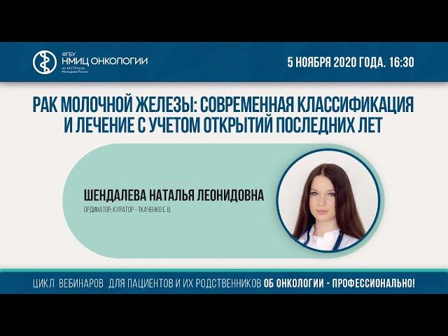 Рак молочной железы: современная классификация и лечение с учетом открытий последних лет