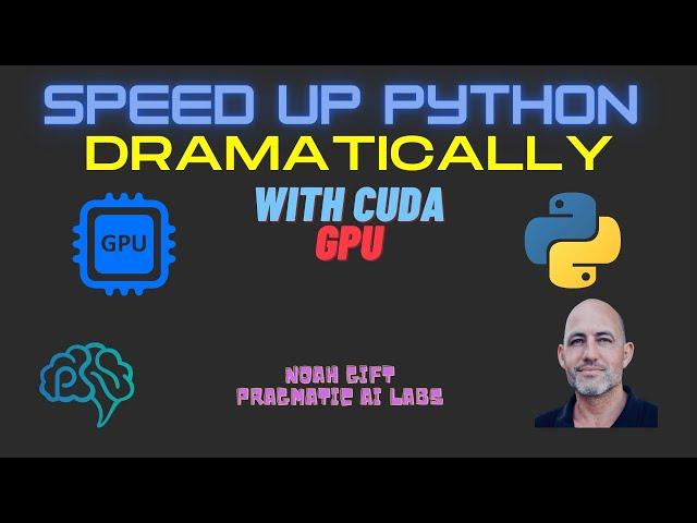 Boost Python Code Speed with GPUs: Compare CPU, JIT, and CUDA