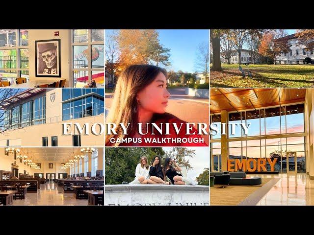 Student POV Emory University Campus Tour (popular places, study spots, freshman areas, etc.)