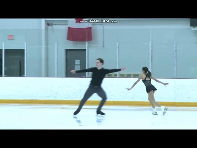 Gabrielle Levesque - Pier-Alexandre Hudon SP Junior Pairs Minto Summer Skate 2019