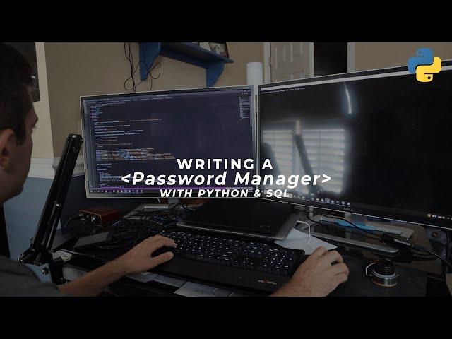 I Wrote a Password Manager with Python & SQL