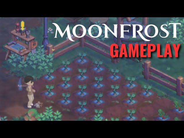 Moonfrost Alpha Gameplay | Comfy Life-sim Farming RPG