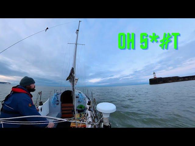 Ep20. SAILING SOLO into the ENGLISH CHANNEL with ZERO EXPERIENCE!