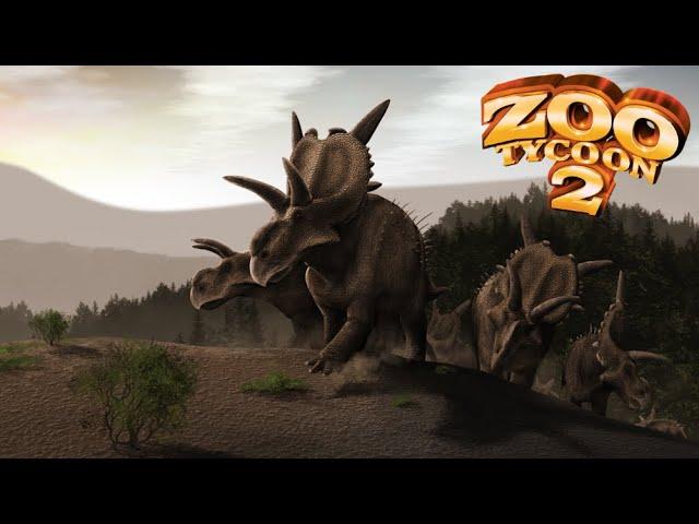 Xenoceratops Exhibit Speed Build - Zoo Tycoon 2