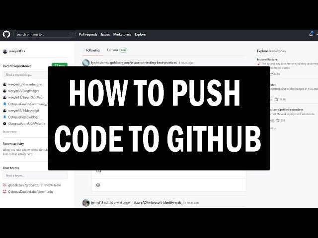 How to push code to GitHub | 2024 Tutorial