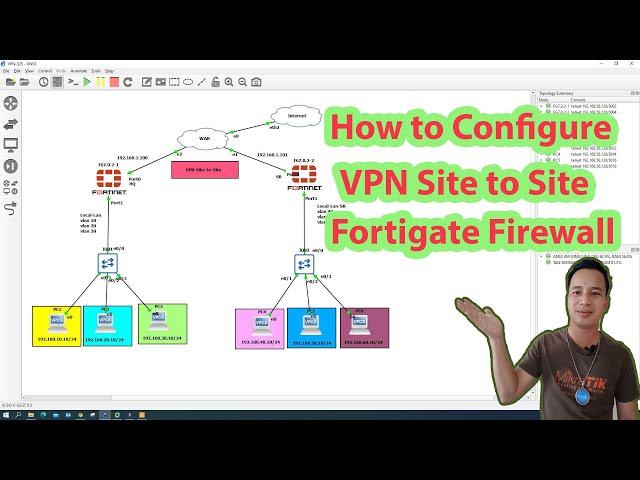 How to configure VPN site to site on Fortigate