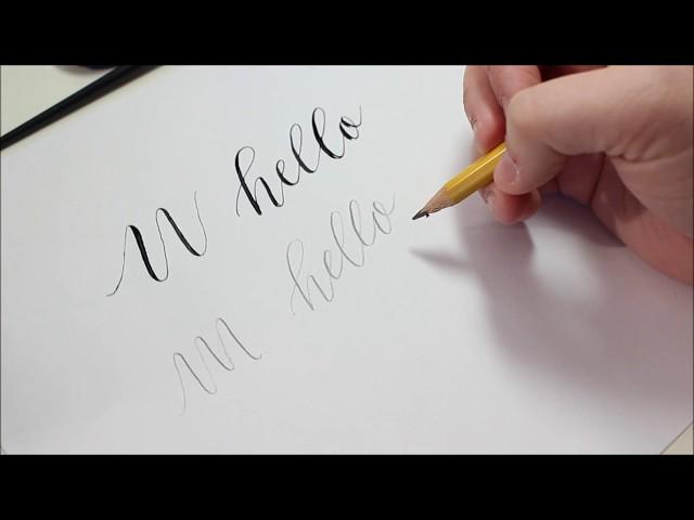 Quick Tip | Start practicing CALLIGRAPHY with a pencil!