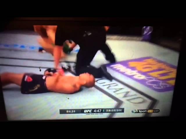 McGreggor  devastates Aldo!