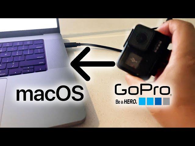 HOW TO CONNECT COPY TRANSFER VIDEO FROM GOPRO TO MAC OS