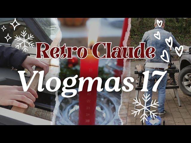 Claude Tries Woodworking for Christmas | Vlogmas 17