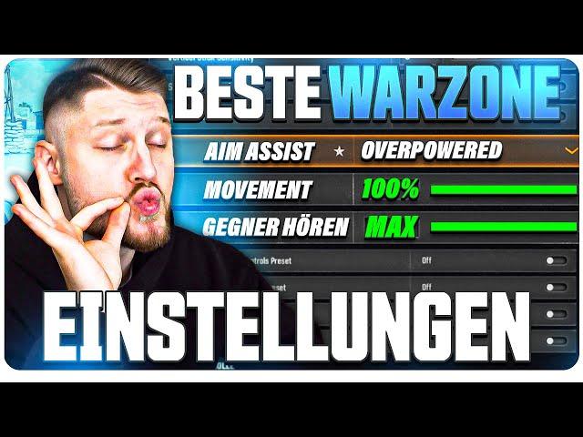 Die BESTEN *WARZONE* EINSTELLUNGEN für PERFEKTES AIM, MOVEMENT & AUDIO  (PC + KONSOLEN Settings)