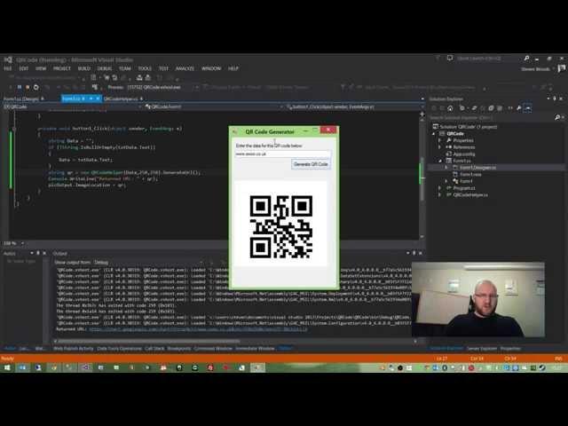 C# Helper Class for Generating QR Codes using the Google Charts API