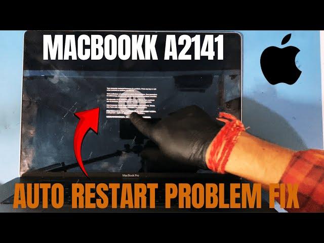 MACBOOK Pro A2141 AUTO RESTART PROBLEM FIX || APPLY THERMEL PASTE, SERVICR & CLEANING ||