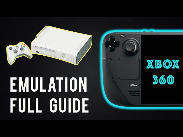 Steam Deck: Play Xbox360 Games on Steam OS tutorial - Xenia Emulator