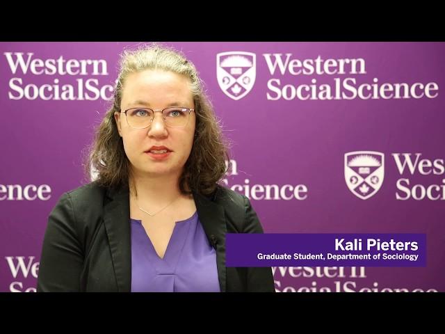 Kali Pieters - Western Sociology - Graduate Student Testimonial