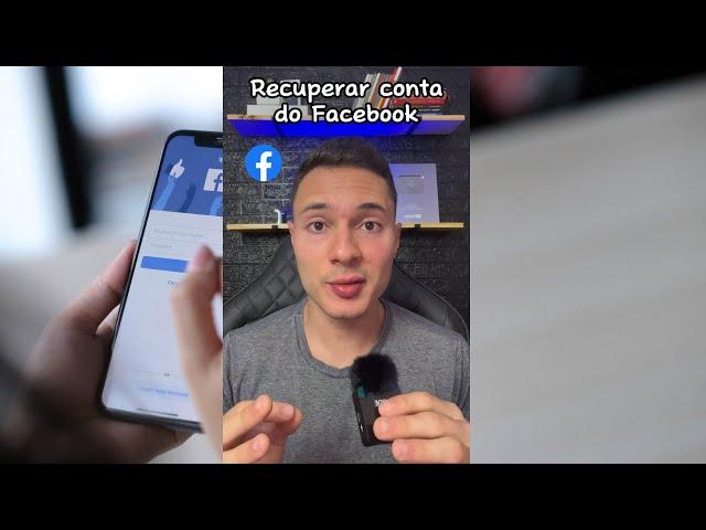 COMO RECUPERAR CONTA DO FACEBOOK! Em menos de 1 minuto