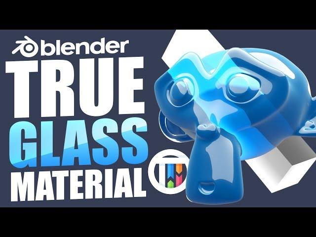 How to Create a TRANSPARENT GLASS Material Shader in Blender 2.8 Eevee