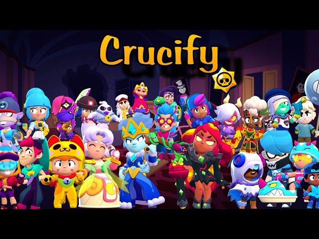 FNF X Brawl stars - Crucify but Every turn a different brawler (UTAU)