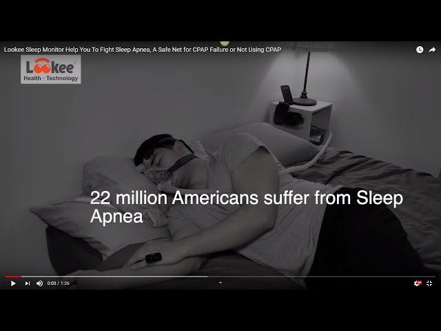 LOOKEE® Sleep Monitor Help You To Fight Sleep Apnea, A Safe Net for CPAP Failure or Not Using CPAP