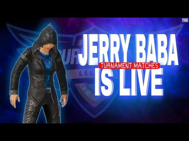 Live Scrims Tournament Pubg Mobile By JERRY BABA | Advance Register Your Slot For Next Tournament