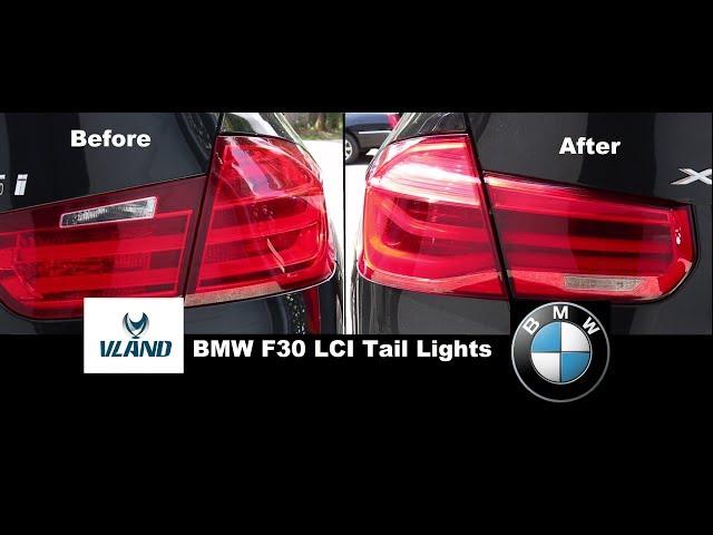 BMW F30 LCI Tail Lights Sequential VLAND Install