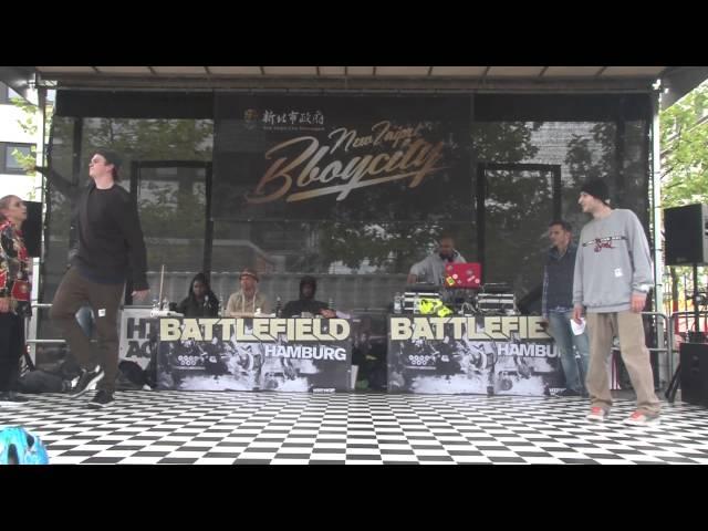 Battlefield Hamburg, 23.08.14, HipHop 2on2 - Quarter Final 3, Mano/Denis vs. J2DADEE/PoppingPain