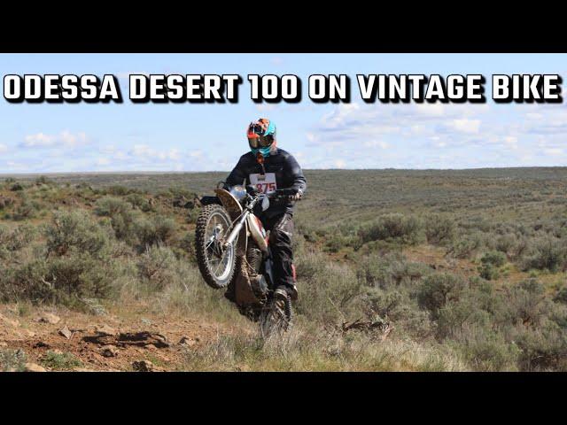 2024 Odessa Desert 100 on 1976 Yamaha XT 500 Vintage class