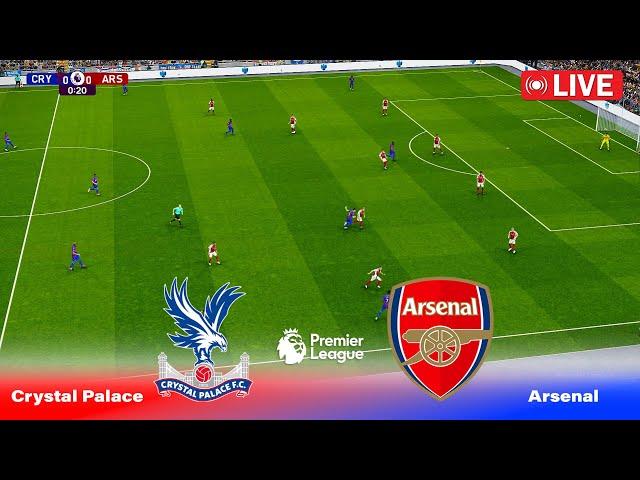 Crystal Palace vs Arsenal | Premier League 2024 | Full Match | PES Game Simulation